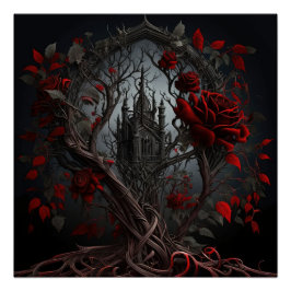 ゴシック墓地バラガーデン ポスター