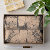 ゴシック墓地ヴィンテージセピア墓グランジ石 薄葉紙 (ギフト)