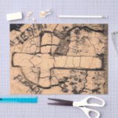 ゴシック墓地ヴィンテージセピア墓グランジ石 薄葉紙 (クラフト)