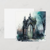 ゴシック墓地門シリーズ デザイン11 シーズンカード (正面/裏面)