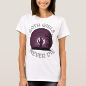 ゴシック女の子は決して死ぬことはないT-Shirtgoth女の子 Tシャツ (正面)
