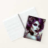 ゴシック女性アールヌーヴォー様式 ノートブック (内部)