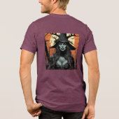 ゴシック女性デーモン トライブレンドＴシャツ (裏面)