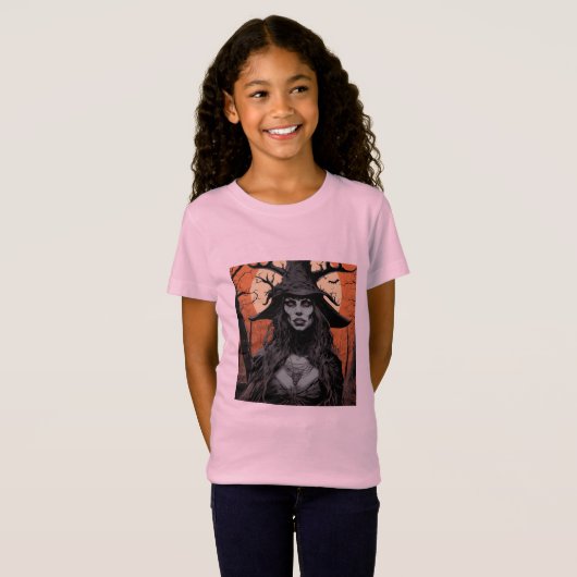 ゴシック女性デーモン Tシャツ (正面フル)