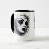 ゴシック女性顔 マグカップ (正面左)