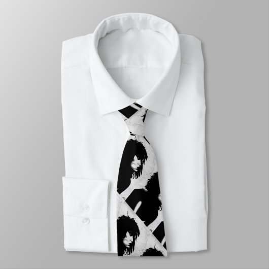 ゴシック女神ウーマンポートレートアイコニックファッションアート ネクタイ (タイ)