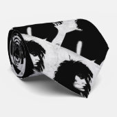 ゴシック女神ウーマンポートレートアイコニックファッションアート ネクタイ (ロール)