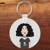 ゴシック女 キーホルダー (正面)