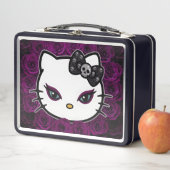 ゴシック子猫スカルボウ メタルランチボックス (インサイチュ)