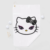 ゴシック子猫 ゴルフタオル (インサイチュ)