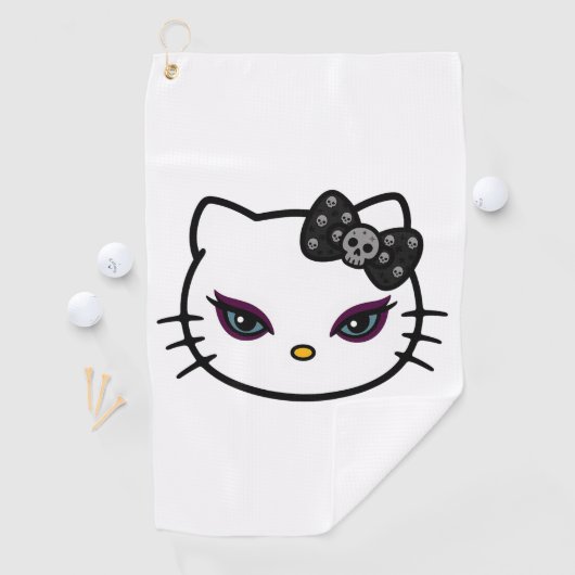 ゴシック子猫 ゴルフタオル (インサイチュ)