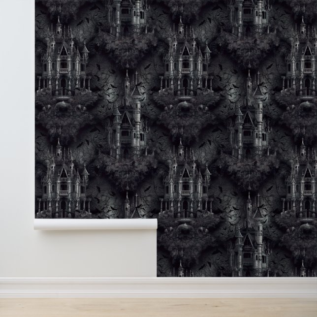 ゴシック幽霊のよく出るハウスとこうもりハロウィーン 壁紙 (アプリケーション)