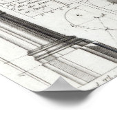 ゴシック建築の二次， 1741 ポスター (角)