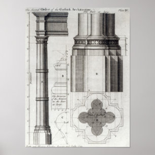 ゴシック建築の二次, 1741 ポスター
