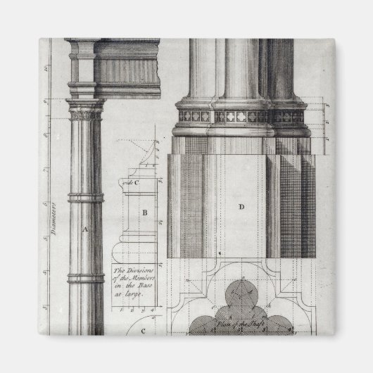 ゴシック建築の二次， 1741 マグネット (正面)