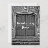 ゴシック引っ越し祝いパーティーパーティー 招待状 (正面)