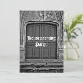 ゴシック引っ越し祝いパーティーパーティー 招待状 (スタンド正面)