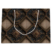 ゴシック彫刻木工芸パターン (1) ラージペーパーバッグ (正面)