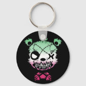 ゴシック性愛プライド旗色熊 キーホルダー (裏面)