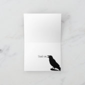 ゴシック恐怖ベビーシャワー サンキューカード (内部)