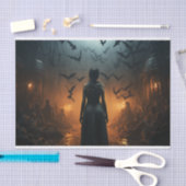 ゴシック悪夢ハロウィーンデクページ 薄葉紙 (クラフト)