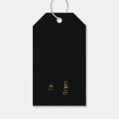 ゴシック感じ暗黒と黄 ギフトタグ (裏面)