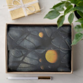 ゴシック感じ暗黒と黄 薄葉紙 (ギフト)