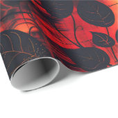 ゴシック感じ暗黒の黄色 ラッピングペーパー (ロールコーナー)