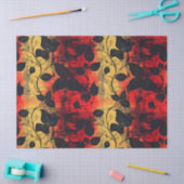 ゴシック感じ暗黒の黄色 薄葉紙 (クラフト)