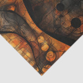 ゴシック感じ暗黒の黄色 薄葉紙 (詳細)