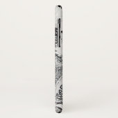 ゴシック戦士白黒ファンタジー Case-Mate iPhoneケース (裏面/左)