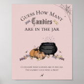 ゴシック推測キャンディベビーシャワーゲームの数 ポスター (正面)