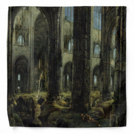 ゴシック教会の廃墟（カール・ブレヘン著） バンダナ