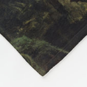 ゴシック教会の廃墟（カール・ブレヘン著） フリースブランケット (角)