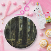 ゴシック教会の廃墟(カール・ブレヘン著) ペーパープレート (パーティー)