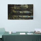 ゴシック教会の廃墟（カール・ブレヘン著） 横断幕 (トレードショー)