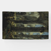 ゴシック教会の廃墟（カール・ブレヘン著） 横断幕 (横)