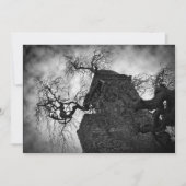 ゴシック教会ハローウィンパーティ 招待状 (正面)