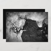 ゴシック教会ハローウィンパーティ 招待状 (正面/裏面)