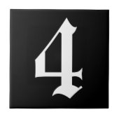 ゴシック数字タイル タイル (正面)