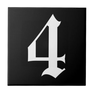 ゴシック数字タイル タイル