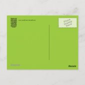 ゴシック文字のポストカード ポストカード (裏面)