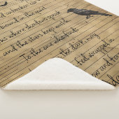 ゴシック文字のレイベンカスタムメッセージ シェルパブランケット (3/4)