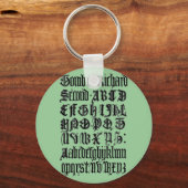 ゴシック文字キーチェーン キーホルダー (正面)