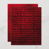 ゴシック文字スクラップブック紙 (正面/裏面)