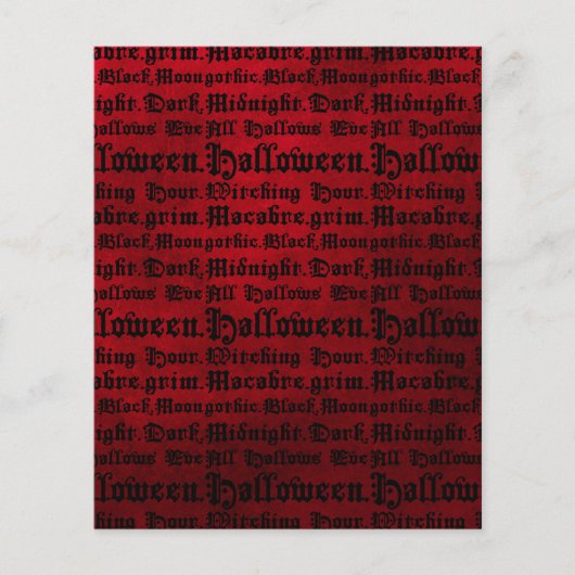 ゴシック文字スクラップブック紙 (正面)