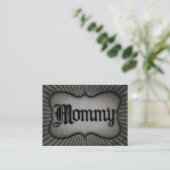 ゴシック文字モミー コーリングカード (スタンド正面)