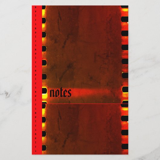 ゴシック文字 便箋 (正面)