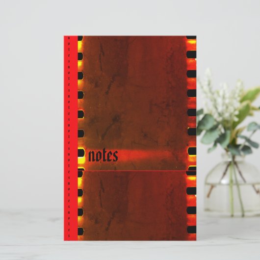 ゴシック文字 便箋 (スタンド正面)