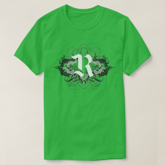 ゴシック文字 Tシャツ (デザイン正面)